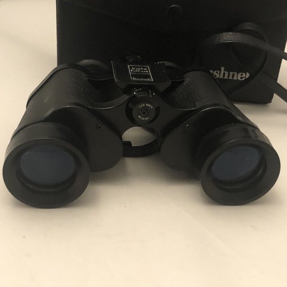 Vintage 60s Bushnell Ensign Binoculars 7x35 Insta Focus Case For Parts Repair - Picture 10 of 16
